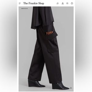 NWT The Frankie Shop - Kemp Silky Cargo Pants